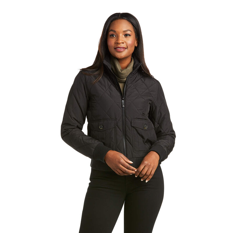 Ariat Jacke Damen - Atlas Bomber Schwarz ( ZUDJG-5380 )